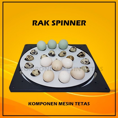 SUBATECH Mesin Tetas Telur Full Otomatis Kap. 72 Rak Spinner Penetas Telur Otomatis MTFORS72 MTTU