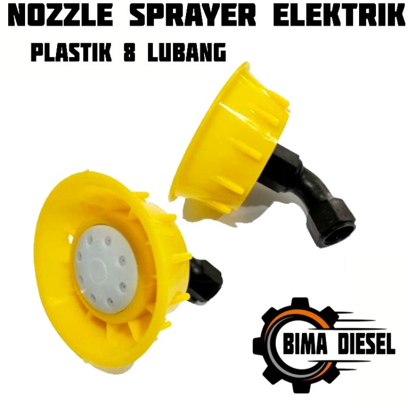 Nozzle spuyer plastik spuyer kabut spuyer semprotan hama spuyer semprotan hama lubang 8 PLASTIK