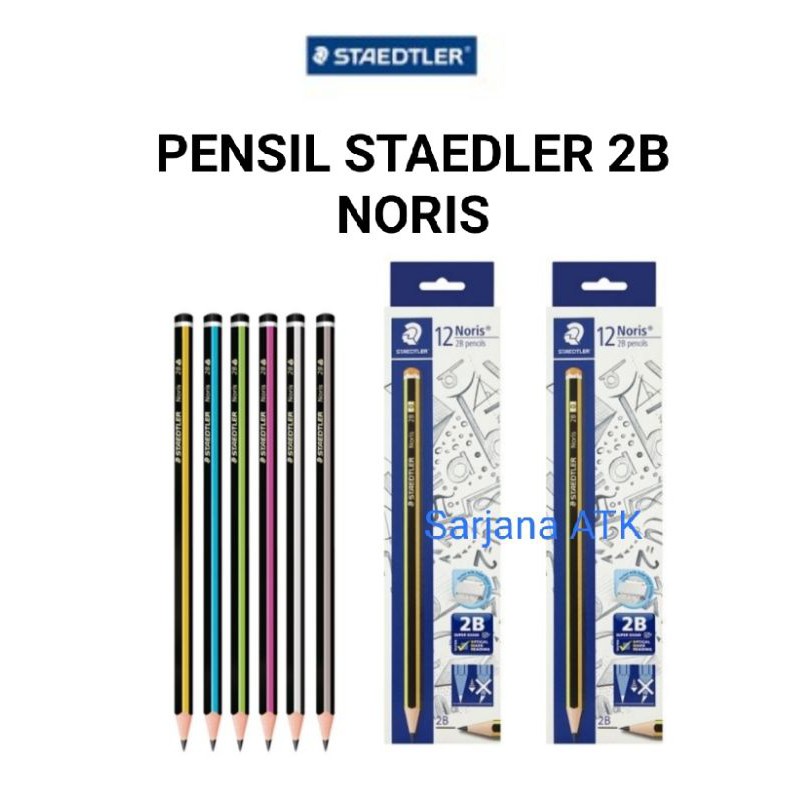 

Pensil Pencil 2B Staedtler Noris Pensil Anak