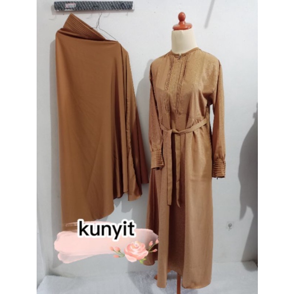 Set Gamis syar'i//set gamis wolfis embos//Gamis murah