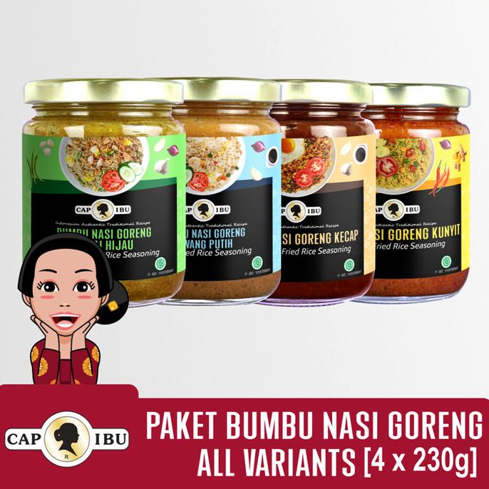 

[[COD]] Cap Ibu Paket Bumbu Nasi Goreng All Variants BERGARANSI Kode 1098
