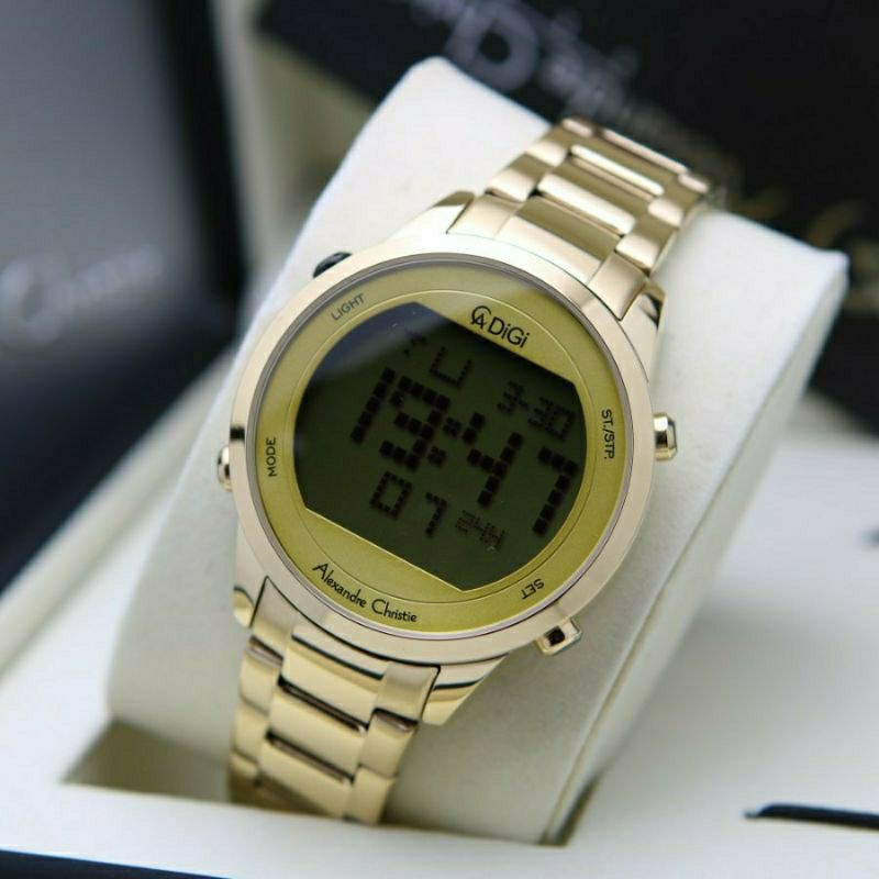 Alexandre Christie 9340 Digital Jam tangan wanita Original