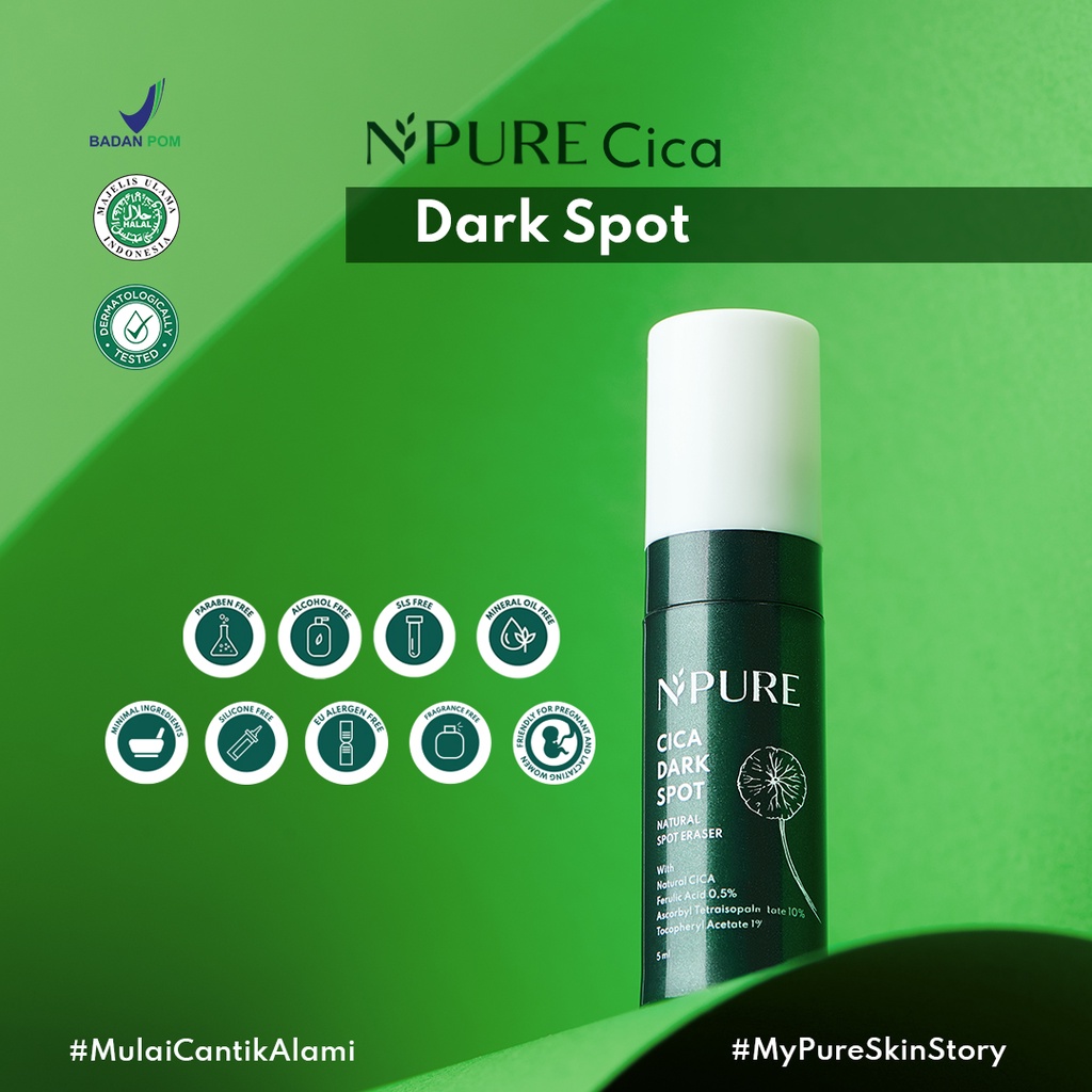 [NEW] NPURE Cica Acne &amp; Dark Spot Treatment - Cream Wajah Berjerawat &amp; Flek