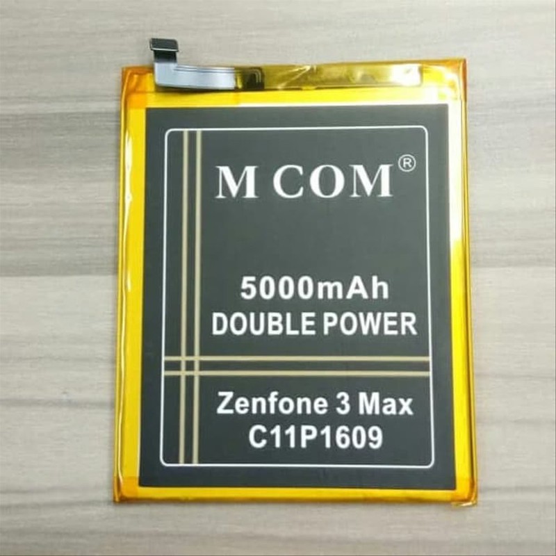Batre Baterai Double Power Mcom Asus Zenfone 3 Max 5.5 ZC553KL - 4 Max 5.2  ZC520KL C11p1609