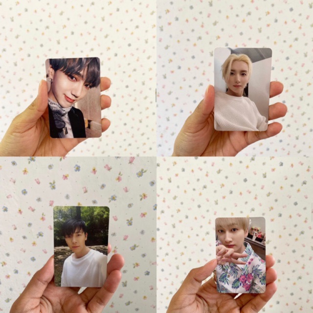 Super Junior Photocard Official TimeSlip  (Donghae, Eunhyuk, Leeteuk, Yesung)