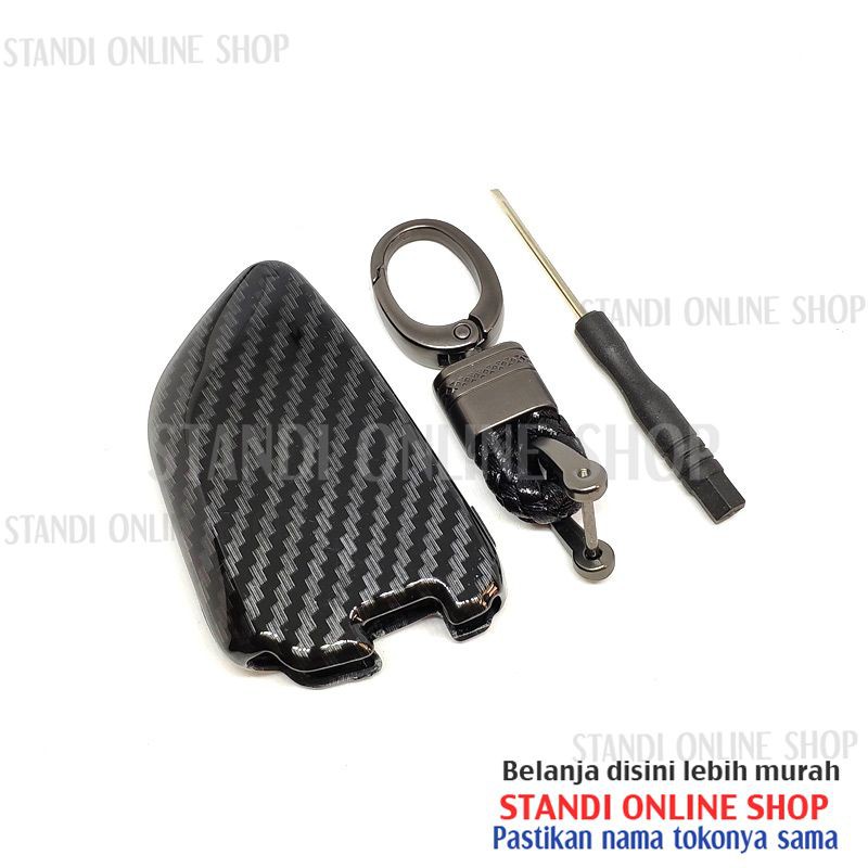 Cover Smartkey Sarung Kunci Remote BMW Seri X1 X3 X5 F Series Hitam