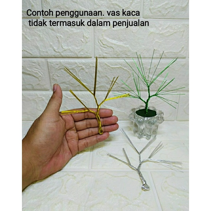 Kawat Pohon dasar Bonsai Mini Siap pakai