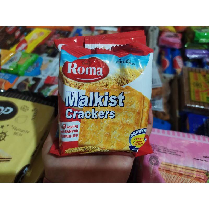 

ROMA MALKIST RENCENG - CRACKERS - COKELAT KELAPA - KEJU MANIS - COKELAT - KELAPA KOPYOR - CAPPUCINO