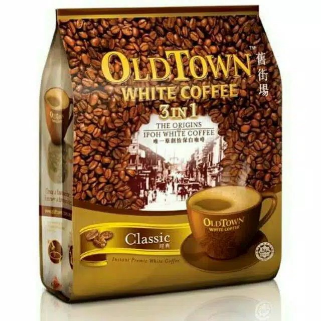 

Free Ongkir kopi coffee putih white hitam black old town oldtown classic klasik 3 Limited