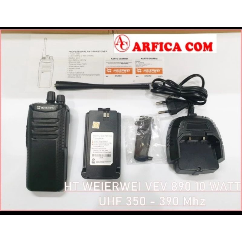 WEIRWEI VEV890 VEV-890 HT WEIRWEI UHF 350MHZ 10WATT