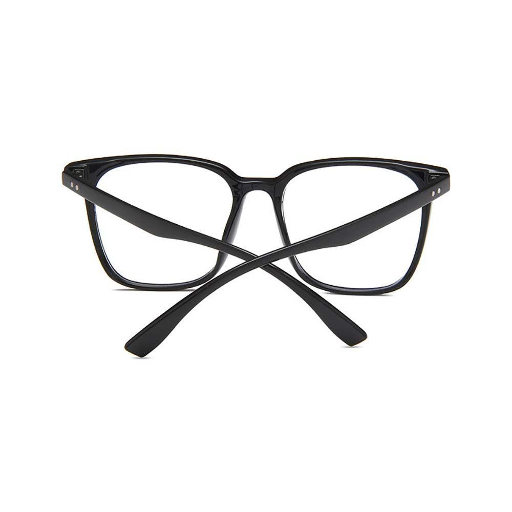 Mxbeauty Kacamata Anti Radiasi Elegan Fashion Warna Warni Ukuran Besar Lensa Bening Square Women Glasses