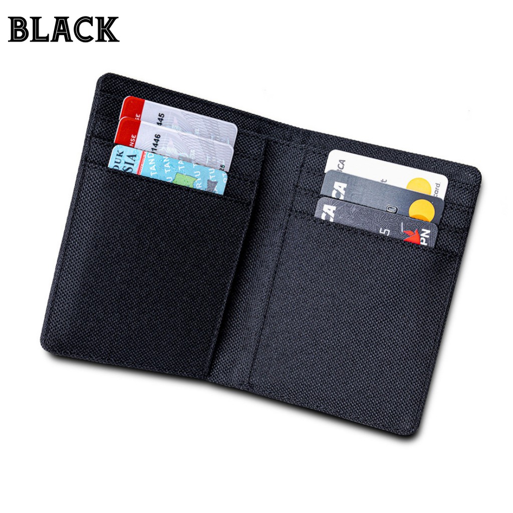 Dompet Pria Branded Bahan Kulit Kain Canvas Kanvas Free Box Exclusive JFR JP11-7