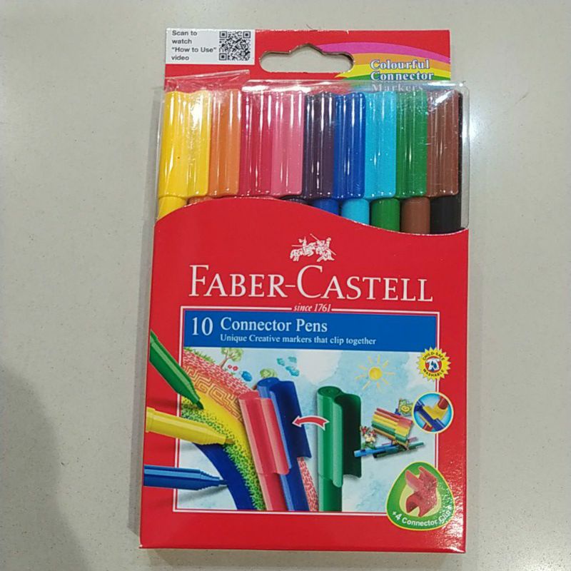 

faber castell 10 connector pens
