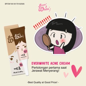 [ACNE CREAM] EVERWHITE ACNE CREAM / OBAT JERAWAT EVER WHITE