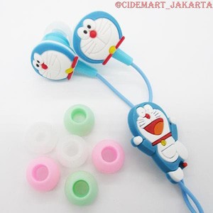 [ORIGINAL] HEADSET KARAKTER KARTUN / HEADSET DORAEMON &amp; HELLOKITTY IMUT LUCU