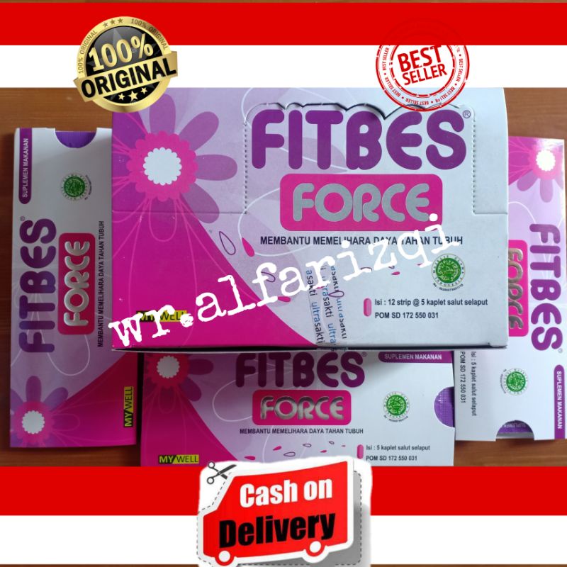 FITBES Fitbes Force Multivitamin Strip 5 Kaplet / Suplemen Fitbes