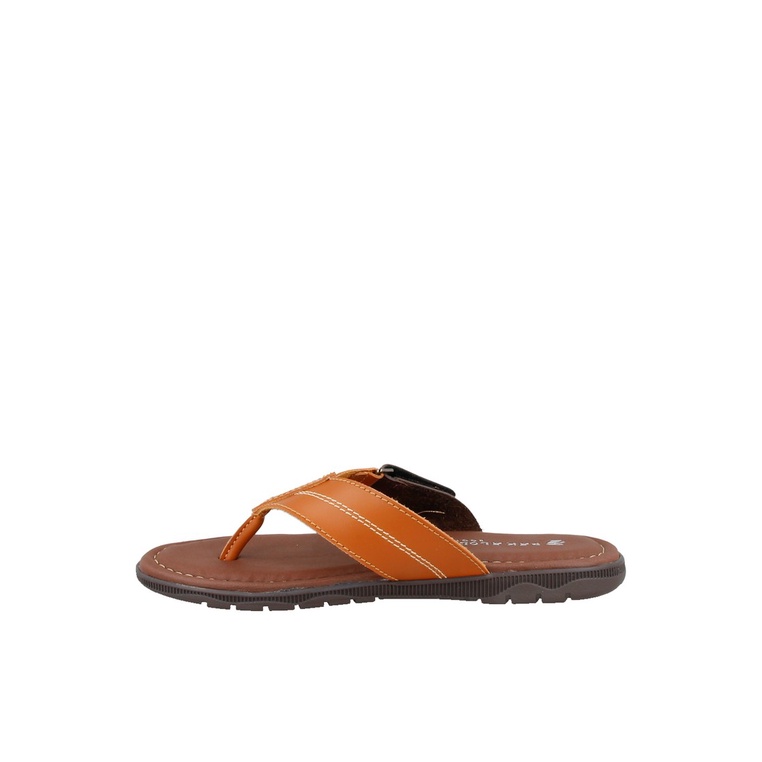 SANDAL JEPIT PAKALOLO PRIA ORIGINAL CASUAL KULIT ASLI COKLAT PB32