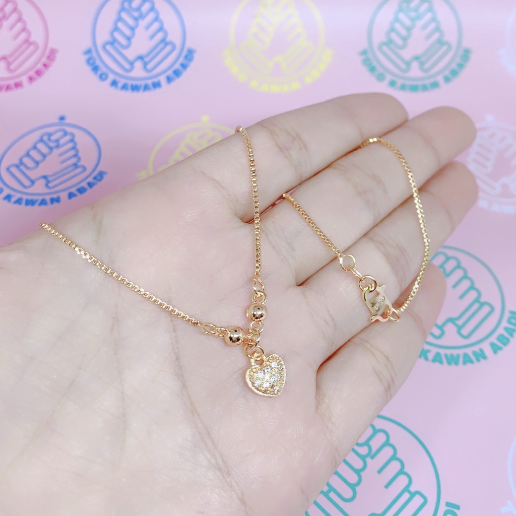 Kalung Anak Perempuan Xuping Gold Liontin Bola *07