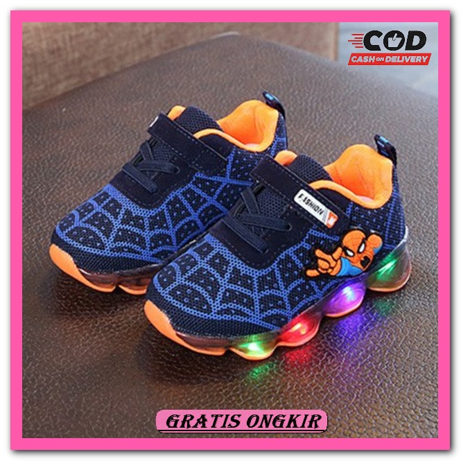 SEPATU ANAK Laki Laki Cowok Perempuan Cewe Umur 1 2 3 4 5 6 7 Tahun L8 import bestseller stylish Mur