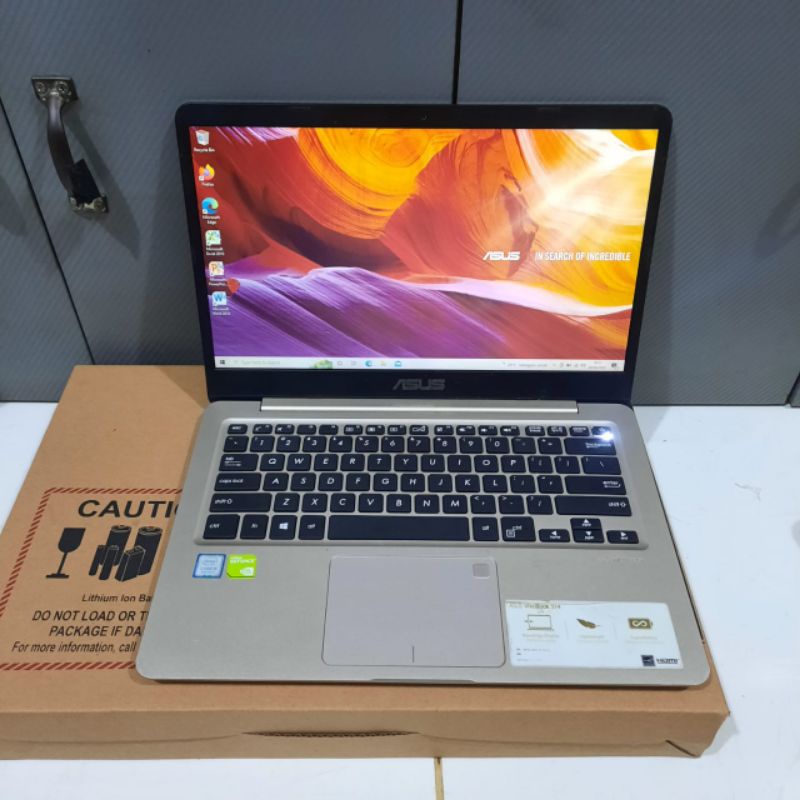 Laptop Asus Vivobook S14 X441UF Core i5-8250U Ram 8GB/HDD 1TB Nvidia GeForce MX 130 2GB gaming editing desain