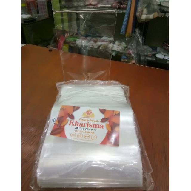 Plastik Standing pouch 14x22 cm