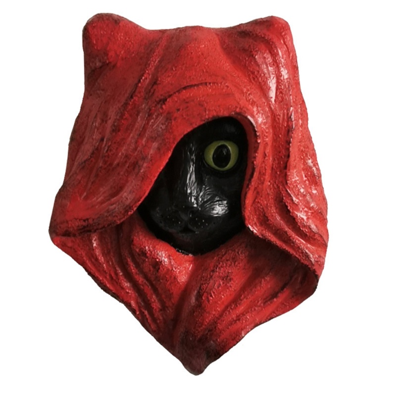 Liontin Pintu Desain Kucing Misterius Halloween Untuk Dekorasi Dinding Rumah