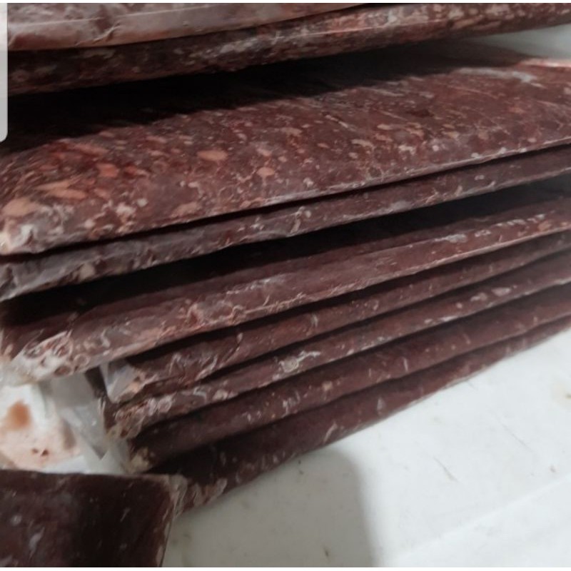 cacing darah beku lempengan cabek lempengan cacing darah kiloan 1kg frozen bloodworm