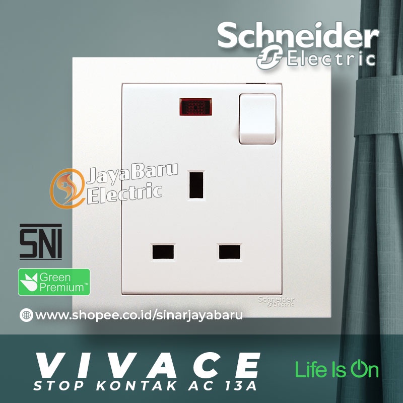 Stop Kontak AC SCHNEIDER VIVACE