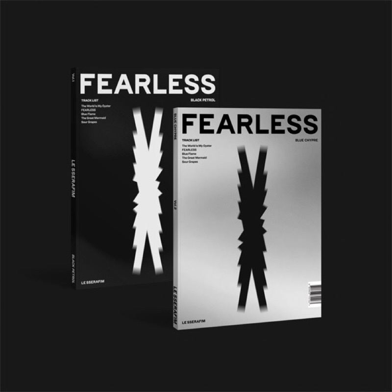[READY STOCK] LE SSERAFIM - 1st Mini Album [FEARLESS] + Poster (with Tube)