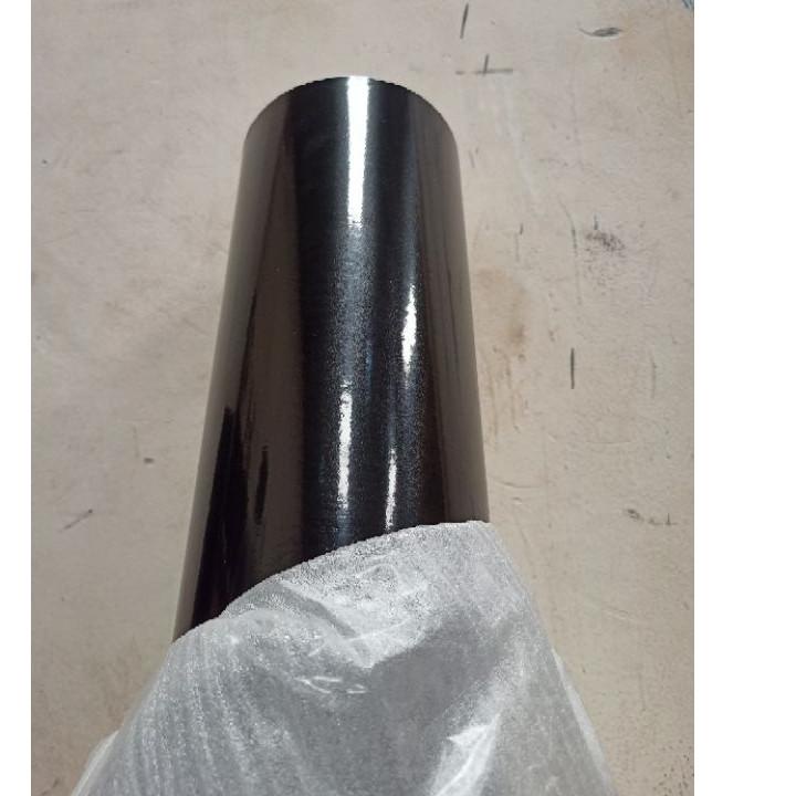 ➮ sticker hitam glossy/sticker mengkilap/skolet glossy/glossy metalic black/sticker motor/lebar 122c