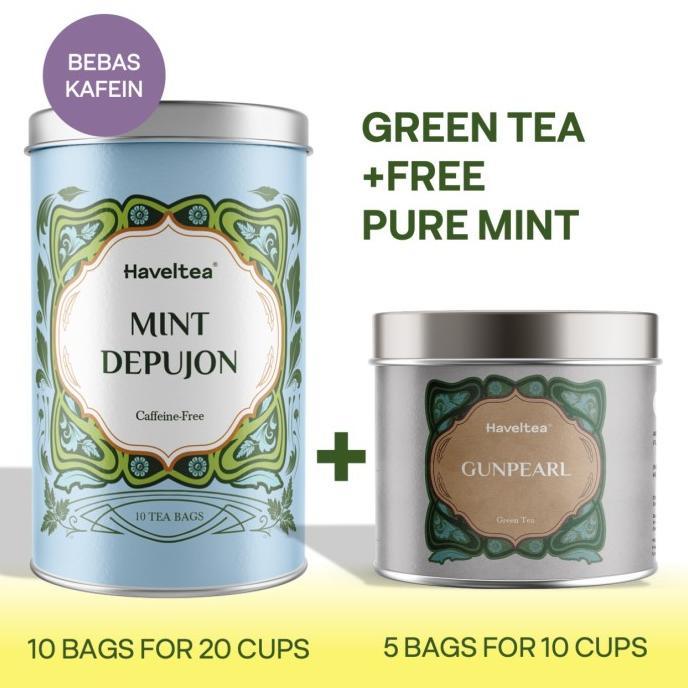 

PROMO MINT DEPUJON | | Haveltea | Teh Mint | Peppermint Tea/MINUMAN COLLAGEN/MINUMAN YOYIC/MINUMAN DIET/MINUMAN PEMUTIH BADAN/MINUMAN KOREA/MINUMAN KEMASAN/MINUMAN KALENG/MINUMAN KOTAK/MINUMAN SEHAT HERBAL/MINUMAN SEHAT UNTUK TUBUH/MINUMAN SEHAT