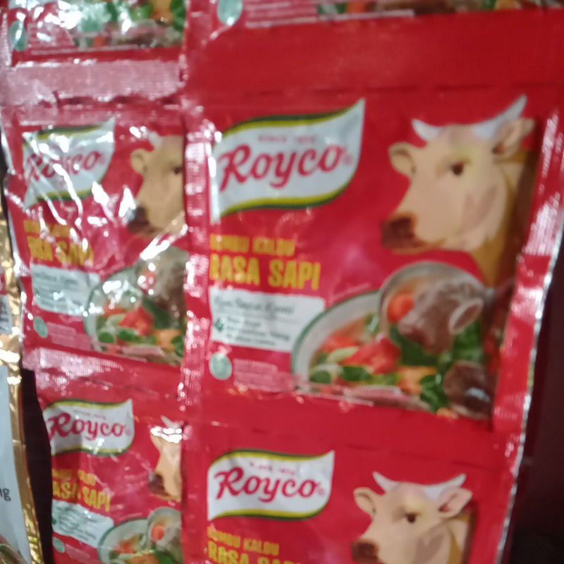 

Royco Bumbu kaldu rasa sapi 1 renceng isi 12