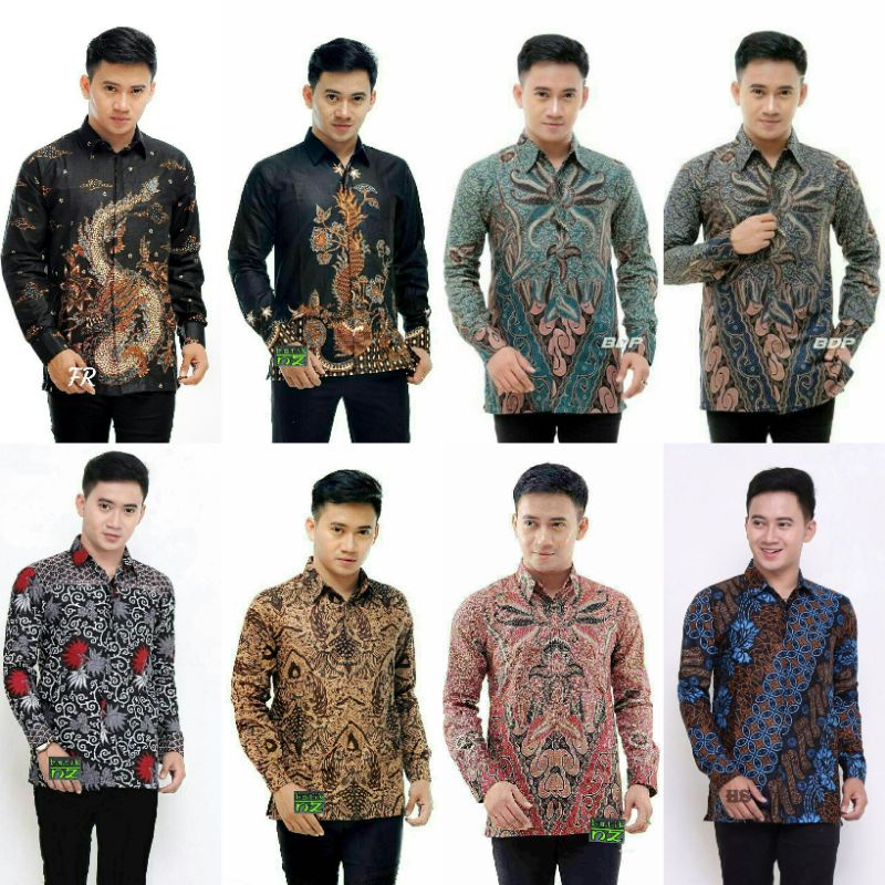 Kemeja batik pria lengan panjang-kemaja batik pria murah-kemeja batik murah