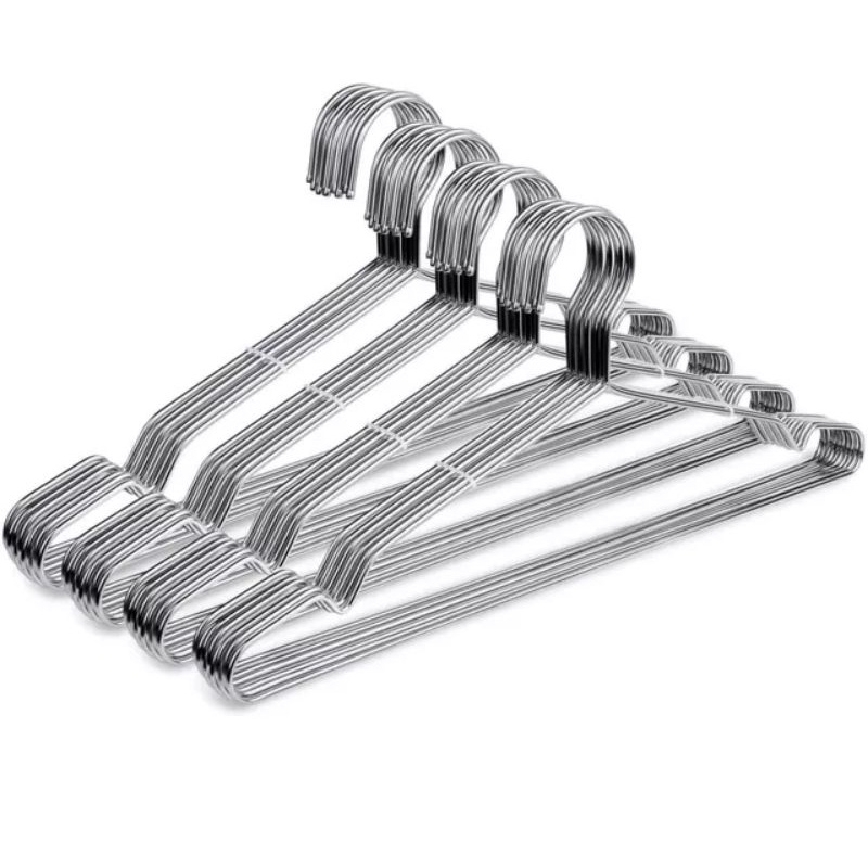 [50 PCS] HANGER KAWAT /HANGER BAJU /HANGER LEMARI/GANTUNGAN BAJU