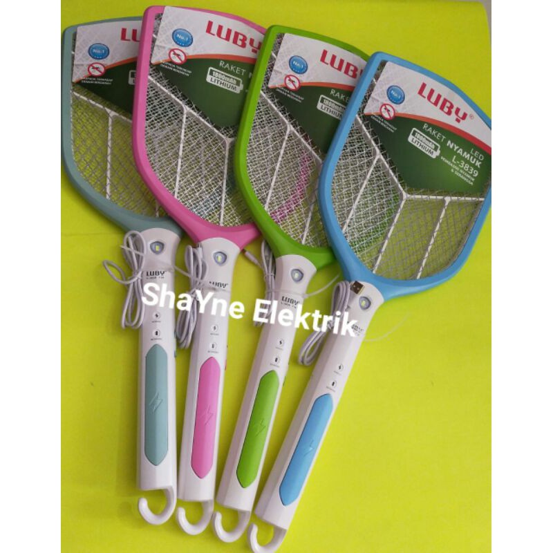 Raket Nyamuk LUBY -  3839