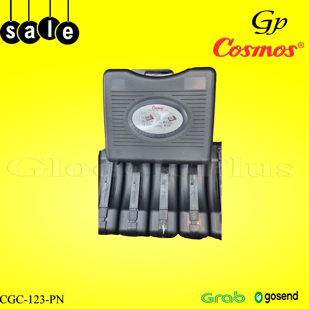 Cosmos CGC 123 P kompor mini gas portable 123p cgc123p 2in1 stainless - kompor