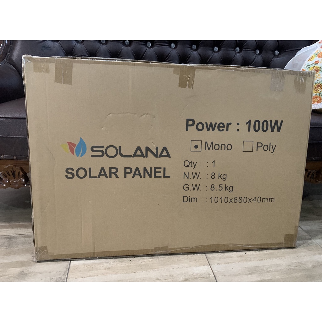 Panel Surya Mono 100 Wp Solana