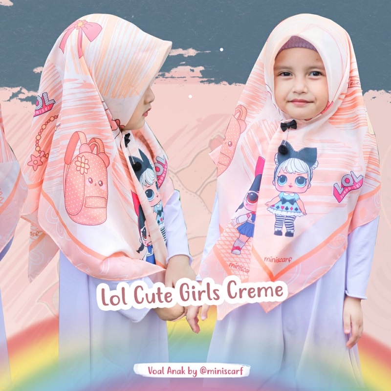 Pre Order - Hijab Voal anak LOL