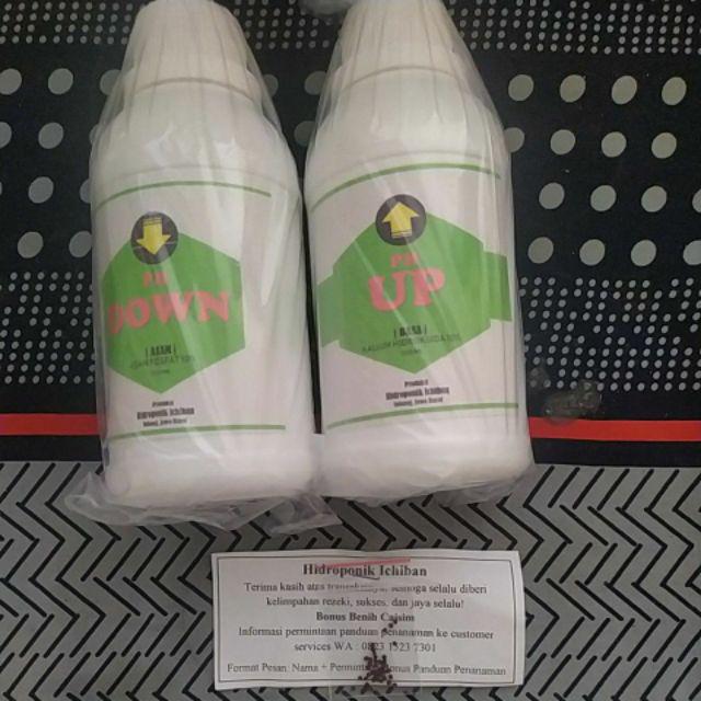 Paket Larutan Ph Up Dan Down 250 Ml Penetral Nutrisi Hidroponik