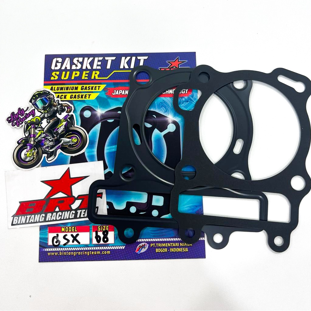 GASKET PAKING BLOK & CERAMIC HEAD BRT GSX dan SATRIA FU FI 68