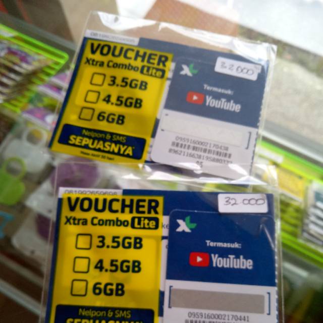 kartu perdana kuota / kartu kuota xl 6 GB
