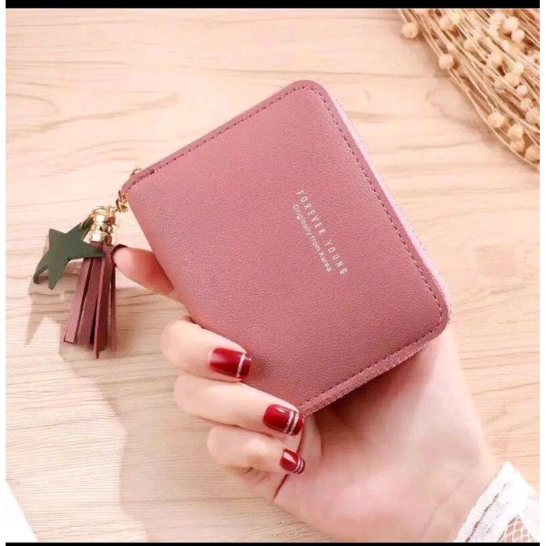 DOMPET WANITA - DOMPET KECIL WANITA BINTANG RESLETING KOREAN FASHION - DOMPET MINI TERBARU