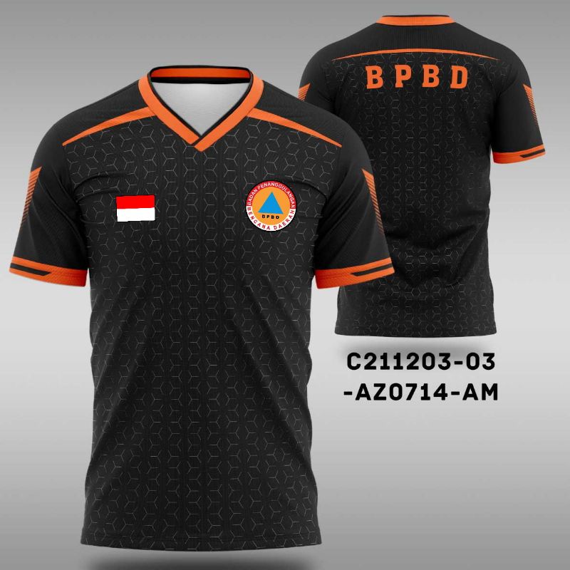 Kaos JERSEY BPBD KEREN FULLPRINT FREE CUSTOM