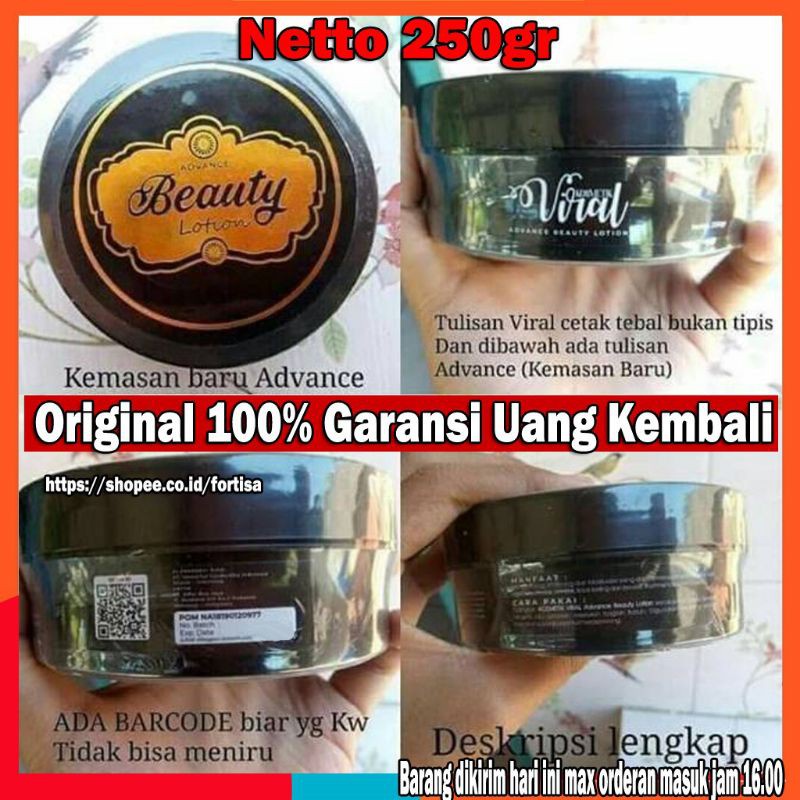 (NEW ADA LOGO MUI)BEAUTY LOTION/HB/BL RK GLOW VIRAL ADVANCE ORIGINAL 100% BPOM ANJ  whitening super