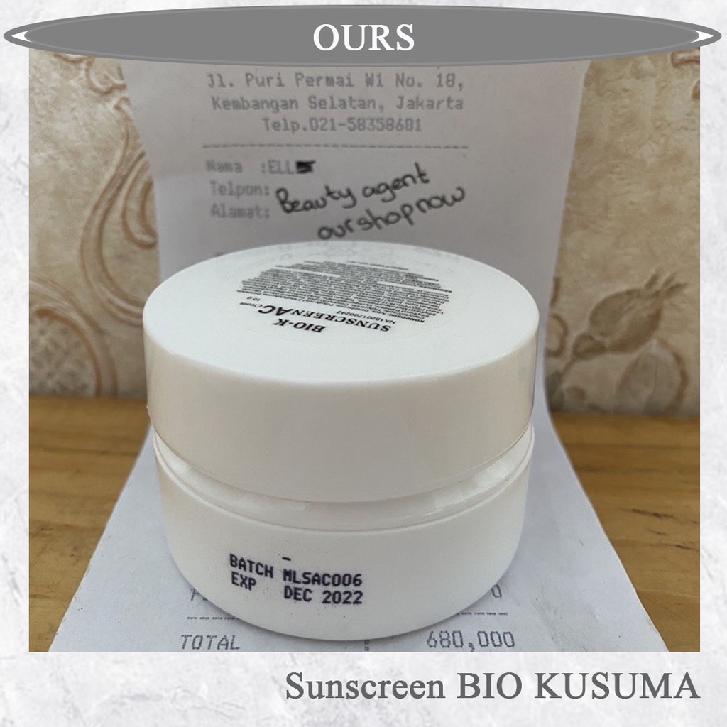 Cream Pagi Sunblock wajah / Sunscreen SB NW, SB A, SB AC BIO-Kusuma | 100% Original