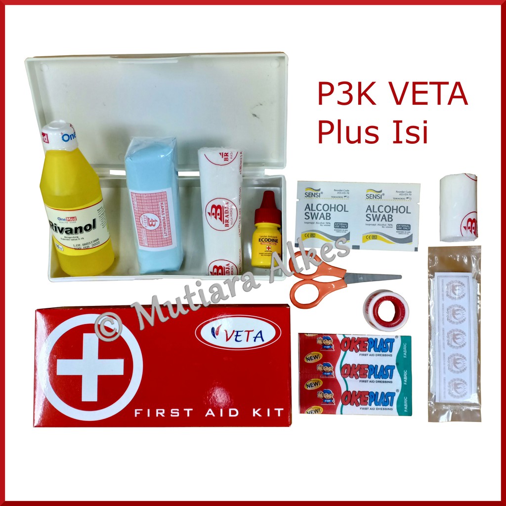 KOTAK OBAT PLASTIK - KOTAK P3K LENGKAP - KOTAK PPPK MOBIL