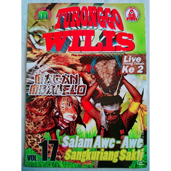VCD original jaranan Turonggo Wilis salam awe awe