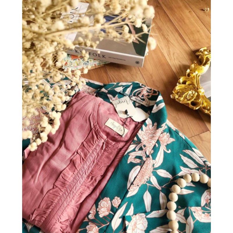 BELLA DRESS BASIC ROUGE by ATELIERANGELINA