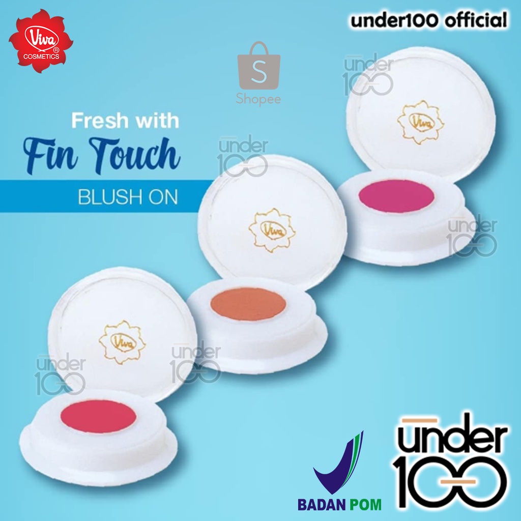 ❤ UNDER100 ❤ VIVA Face Fin Touch (blush on) Finishing Touch netto 2g