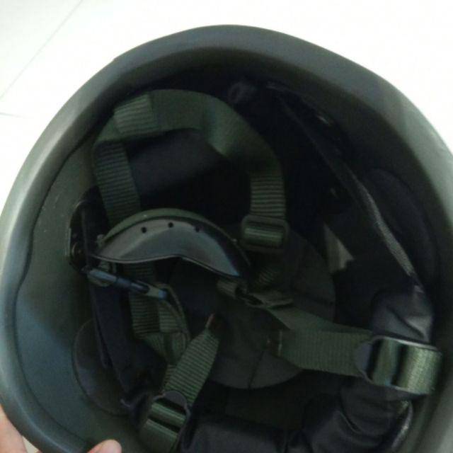 HELM TNI 3 IN 1 RINGAN BAHAN FIBER ABS